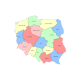 mapa administracyjna Polski