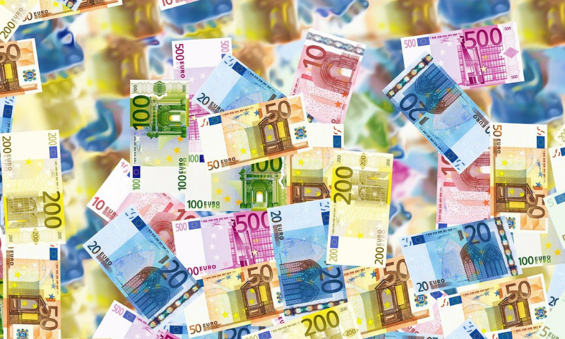 euro, banknoty