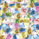 euro, banknoty