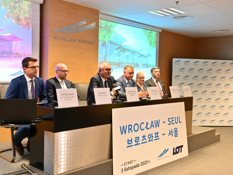 Nowe międzykontynentalne połączenie lotnicze z Wrocławia do Seulu