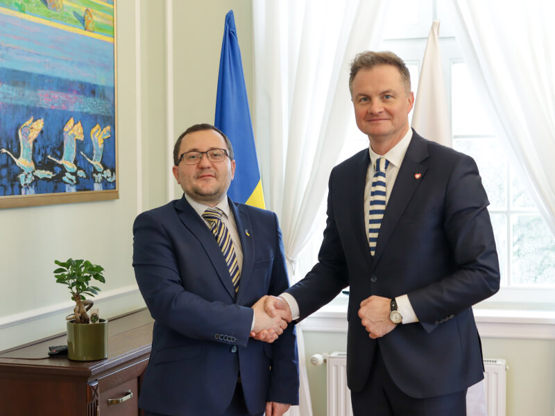 Marszałek województwa warmińsko-mazurskiego spotkał się z Konsulem Ukrainy