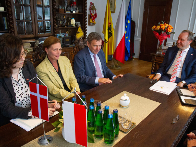 Spotkanie marszałka Struka z ambasadorem Danii